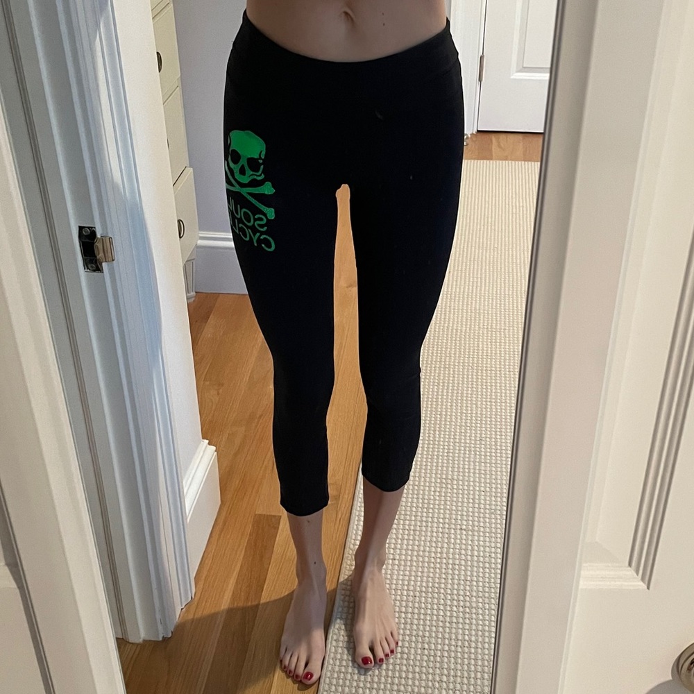 Lululemon x SoulCycle black cropped leggings